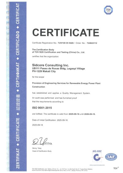 ISO 9001 Certificate_Sidcore Consulting Inc_page-0001